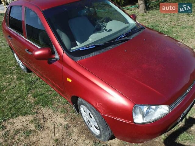 Красный ВАЗ Калина, объемом двигателя 1.6 л и пробегом 120 тыс. км за 1800 $, фото 2 на Automoto.ua