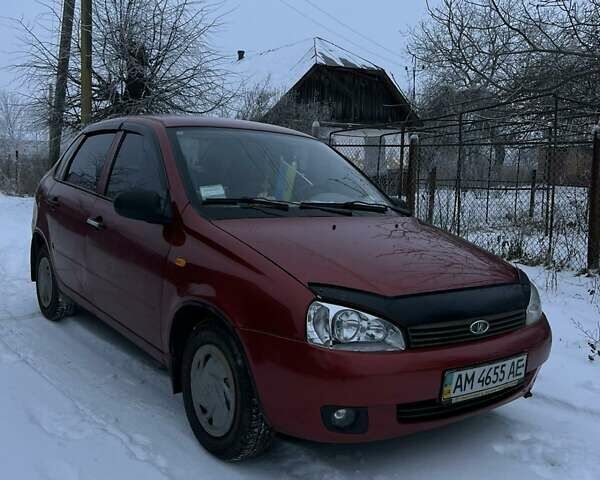 Красный ВАЗ Калина, объемом двигателя 1.6 л и пробегом 168 тыс. км за 3500 $, фото 1 на Automoto.ua