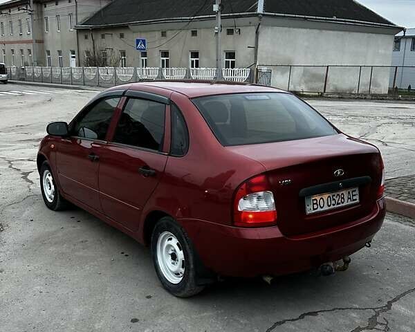 Красный ВАЗ Калина, объемом двигателя 1.6 л и пробегом 183 тыс. км за 1400 $, фото 7 на Automoto.ua