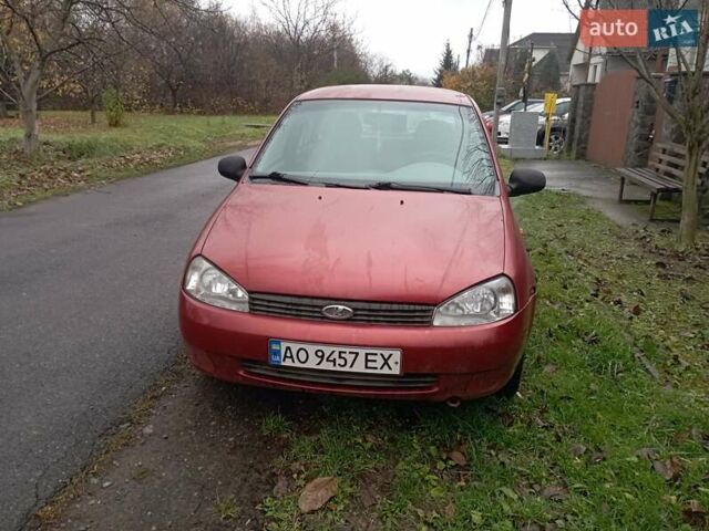 Красный ВАЗ Калина, объемом двигателя 1.6 л и пробегом 140 тыс. км за 1100 $, фото 2 на Automoto.ua