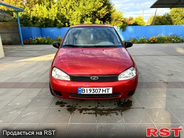 Красный ВАЗ Kalina, объемом двигателя 1.6 л и пробегом 100 тыс. км за 2000 $, фото 1 на Automoto.ua