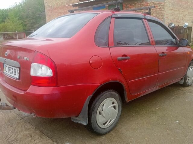 Красный ВАЗ Калина, объемом двигателя 1.6 л и пробегом 150 тыс. км за 1188 $, фото 2 на Automoto.ua