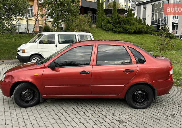 Красный ВАЗ Калина, объемом двигателя 1.6 л и пробегом 57 тыс. км за 2350 $, фото 1 на Automoto.ua