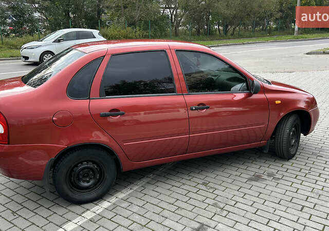 Красный ВАЗ Калина, объемом двигателя 1.6 л и пробегом 57 тыс. км за 2350 $, фото 4 на Automoto.ua