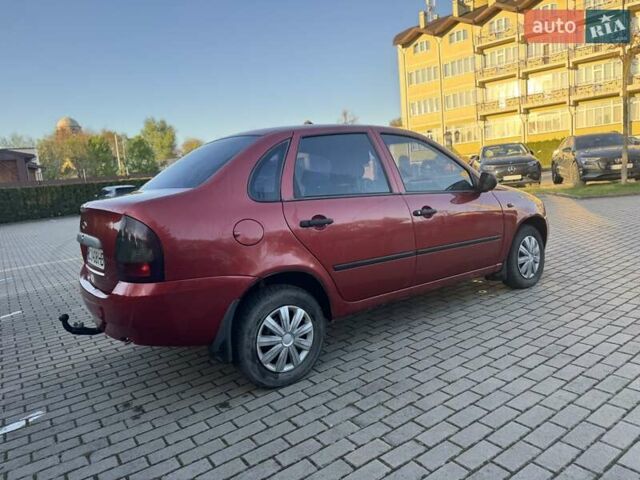 Красный ВАЗ Калина, объемом двигателя 1.6 л и пробегом 170 тыс. км за 1490 $, фото 4 на Automoto.ua