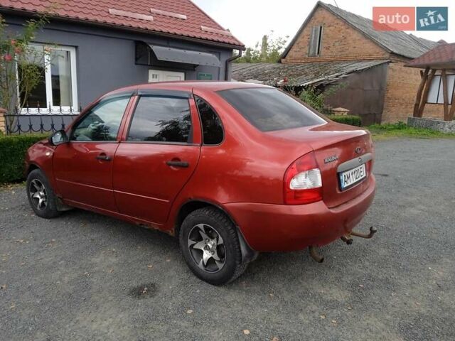 Червоний ВАЗ Калина, об'ємом двигуна 1.6 л та пробігом 180 тис. км за 1450 $, фото 3 на Automoto.ua