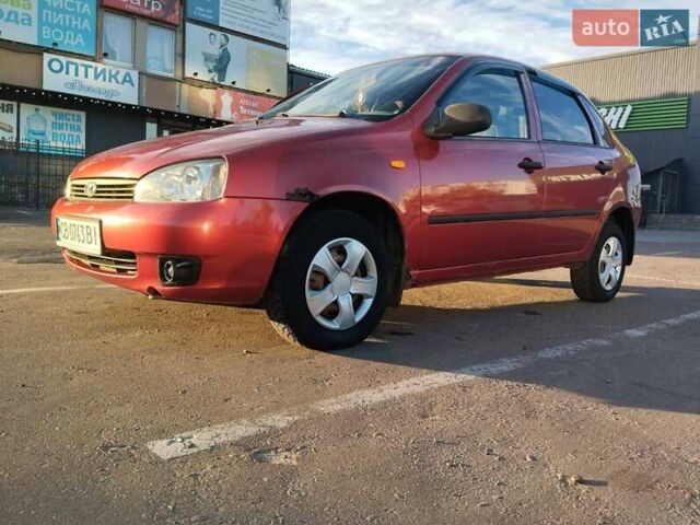 Красный ВАЗ Калина, объемом двигателя 1.6 л и пробегом 130 тыс. км за 2000 $, фото 13 на Automoto.ua