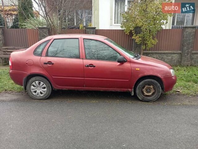 Красный ВАЗ Калина, объемом двигателя 1.6 л и пробегом 140 тыс. км за 1100 $, фото 1 на Automoto.ua