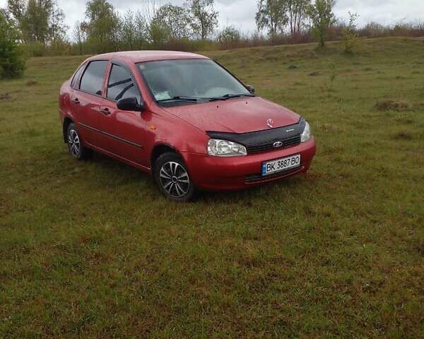 Красный ВАЗ Калина, объемом двигателя 1.6 л и пробегом 89 тыс. км за 2299 $, фото 6 на Automoto.ua