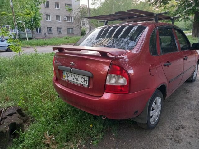 Красный ВАЗ Калина, объемом двигателя 1.6 л и пробегом 189 тыс. км за 1300 $, фото 2 на Automoto.ua