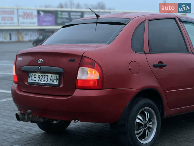 Красный ВАЗ Калина, объемом двигателя 1.6 л и пробегом 208 тыс. км за 1850 $, фото 10 на Automoto.ua