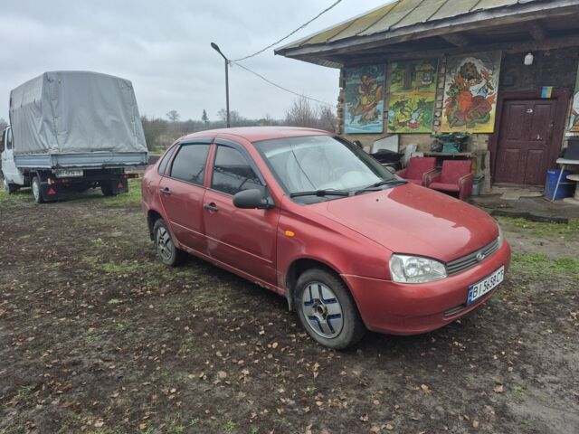 Красный ВАЗ Калина, объемом двигателя 1.6 л и пробегом 160 тыс. км за 1450 $, фото 4 на Automoto.ua