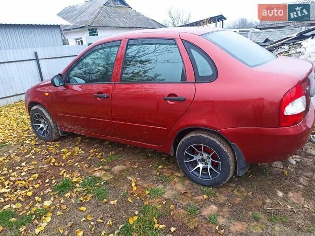 Красный ВАЗ Калина, объемом двигателя 1.6 л и пробегом 180 тыс. км за 1850 $, фото 7 на Automoto.ua
