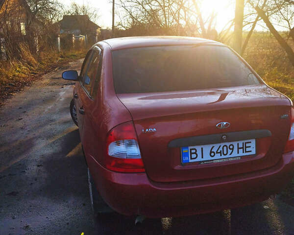 Красный ВАЗ Калина, объемом двигателя 1.6 л и пробегом 130 тыс. км за 2800 $, фото 3 на Automoto.ua