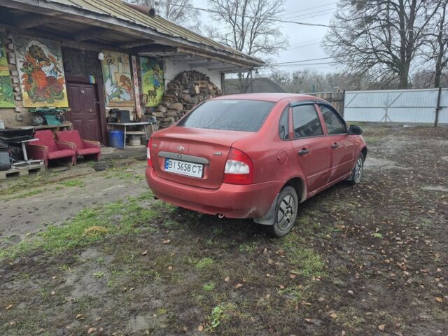 Красный ВАЗ Калина, объемом двигателя 1.6 л и пробегом 160 тыс. км за 1450 $, фото 3 на Automoto.ua