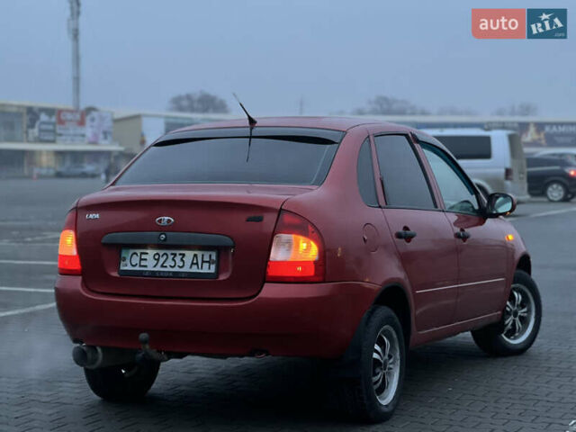 Красный ВАЗ Калина, объемом двигателя 1.6 л и пробегом 208 тыс. км за 1850 $, фото 2 на Automoto.ua