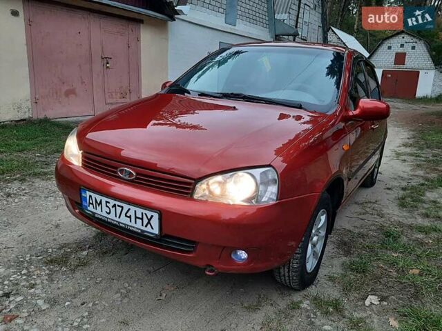 Красный ВАЗ Калина, объемом двигателя 1.6 л и пробегом 146 тыс. км за 2350 $, фото 24 на Automoto.ua