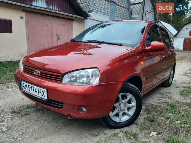Красный ВАЗ Калина, объемом двигателя 1.6 л и пробегом 146 тыс. км за 2350 $, фото 8 на Automoto.ua