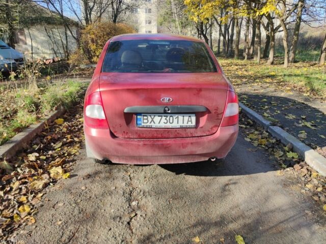 Красный ВАЗ Калина, объемом двигателя 1.4 л и пробегом 196 тыс. км за 1250 $, фото 8 на Automoto.ua