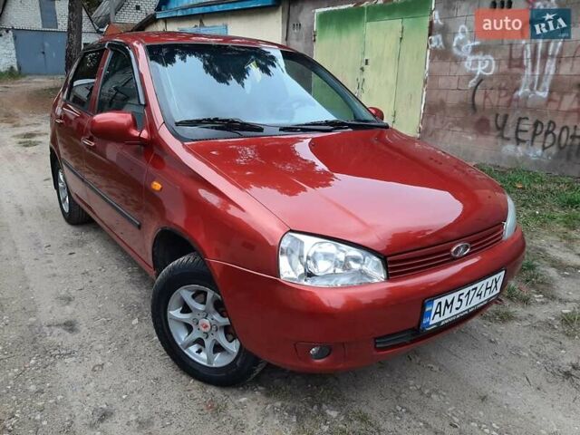 Красный ВАЗ Калина, объемом двигателя 1.6 л и пробегом 146 тыс. км за 2350 $, фото 3 на Automoto.ua