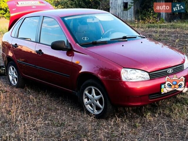Красный ВАЗ Калина, объемом двигателя 1.6 л и пробегом 213 тыс. км за 2500 $, фото 4 на Automoto.ua