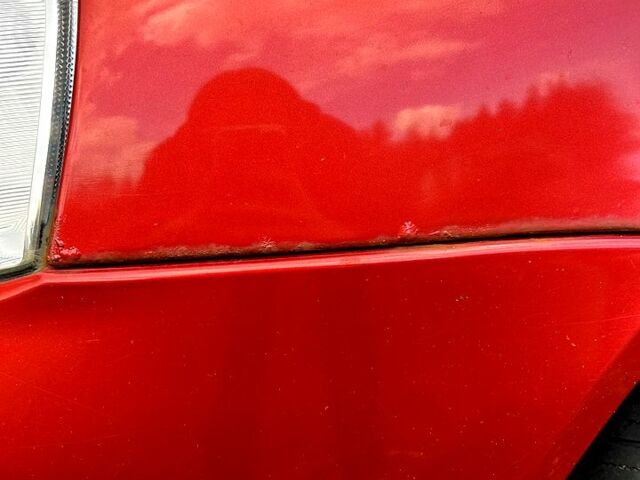 Красный ВАЗ Kalina, объемом двигателя 1.6 л и пробегом 85 тыс. км за 2700 $, фото 4 на Automoto.ua