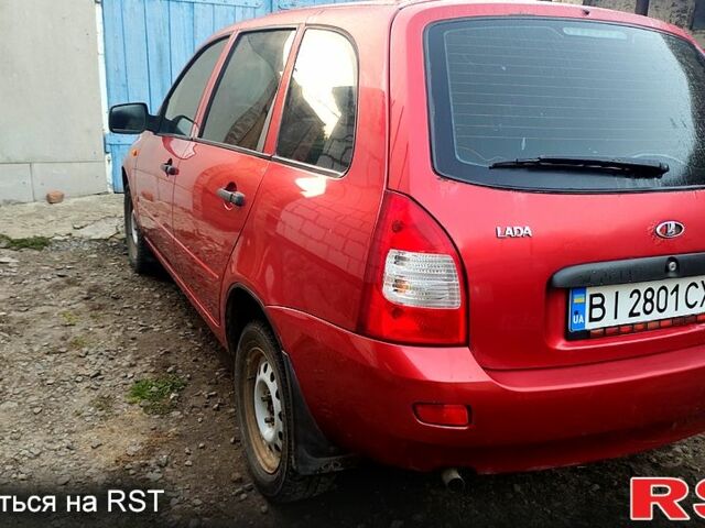 Красный ВАЗ Kalina, объемом двигателя 1.4 л и пробегом 214 тыс. км за 2300 $, фото 1 на Automoto.ua