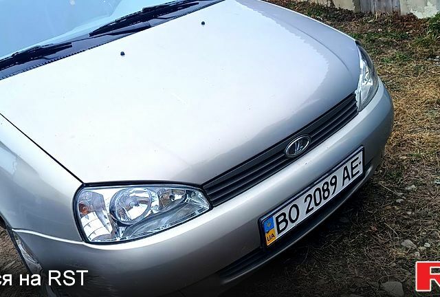 Серый ВАЗ Kalina, объемом двигателя 1.6 л и пробегом 95 тыс. км за 2050 $, фото 2 на Automoto.ua