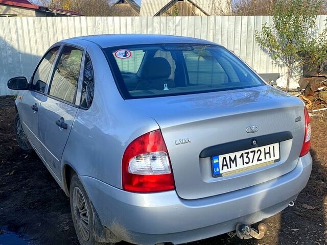 Сірий ВАЗ Kalina, об'ємом двигуна 1.6 л та пробігом 138 тис. км за 1420 $, фото 1 на Automoto.ua