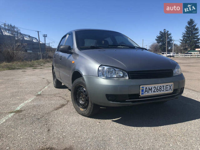 Сірий ВАЗ Калина, об'ємом двигуна 1.39 л та пробігом 192 тис. км за 2400 $, фото 4 на Automoto.ua