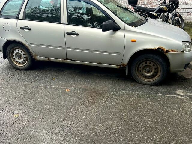 Серый ВАЗ Kalina, объемом двигателя 1.4 л и пробегом 170 тыс. км за 1300 $, фото 1 на Automoto.ua