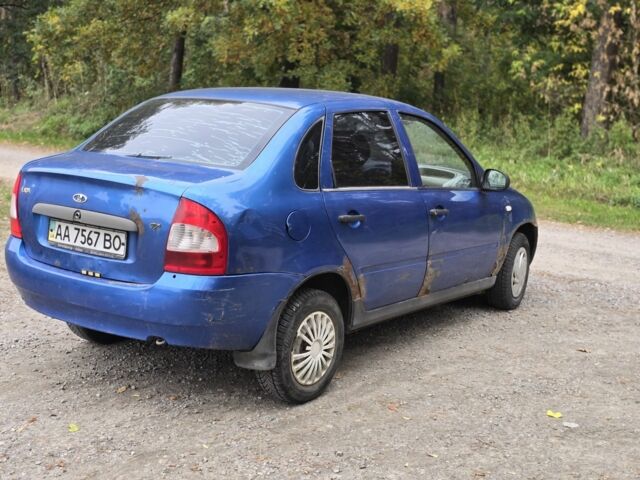 Синий ВАЗ Калина, объемом двигателя 1.6 л и пробегом 160 тыс. км за 800 $, фото 2 на Automoto.ua