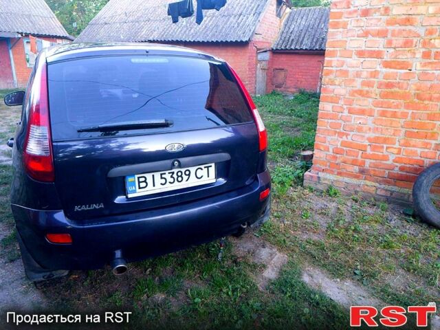 Синий ВАЗ Kalina, объемом двигателя 1.6 л и пробегом 196 тыс. км за 1250 $, фото 3 на Automoto.ua