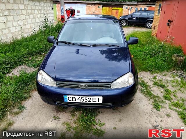 Синий ВАЗ Kalina, объемом двигателя 1.6 л и пробегом 206 тыс. км за 1650 $, фото 1 на Automoto.ua