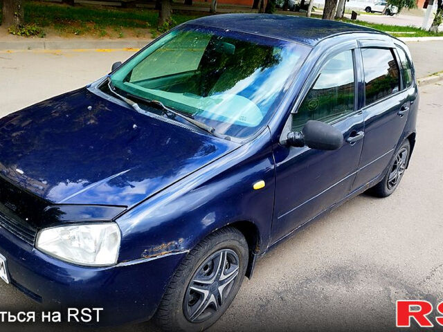 Синий ВАЗ Kalina, объемом двигателя 1.4 л и пробегом 197 тыс. км за 1200 $, фото 1 на Automoto.ua