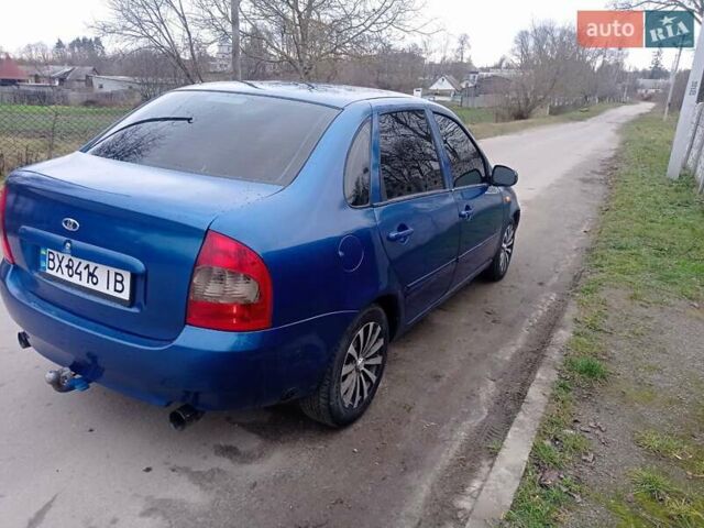 Синий ВАЗ Калина, объемом двигателя 1.6 л и пробегом 215 тыс. км за 1650 $, фото 5 на Automoto.ua