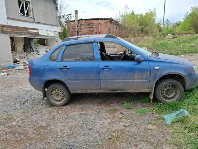 Синий ВАЗ Калина, объемом двигателя 1.6 л и пробегом 250 тыс. км за 960 $, фото 1 на Automoto.ua