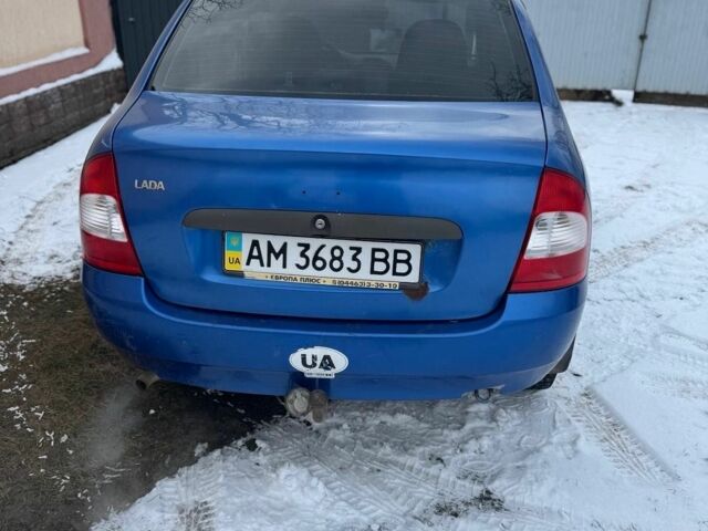 Синий ВАЗ Калина, объемом двигателя 1.6 л и пробегом 185 тыс. км за 1500 $, фото 4 на Automoto.ua