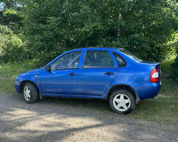 Синий ВАЗ Калина, объемом двигателя 1.6 л и пробегом 208 тыс. км за 1800 $, фото 1 на Automoto.ua