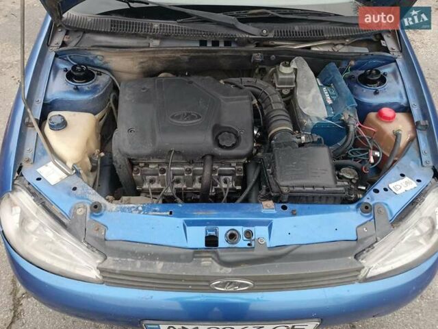 Синий ВАЗ Калина, объемом двигателя 1.6 л и пробегом 265 тыс. км за 2100 $, фото 13 на Automoto.ua