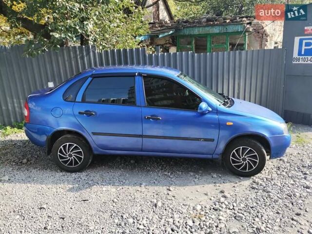Синий ВАЗ Калина, объемом двигателя 1.6 л и пробегом 208 тыс. км за 1850 $, фото 1 на Automoto.ua