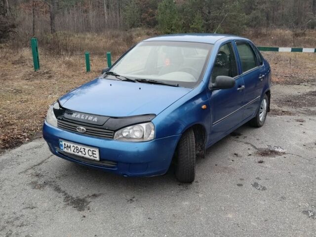 Синий ВАЗ Калина, объемом двигателя 1.6 л и пробегом 265 тыс. км за 2100 $, фото 1 на Automoto.ua