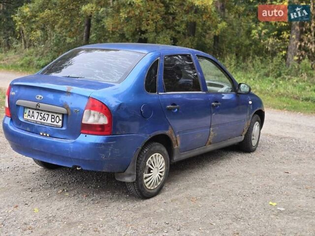 Синий ВАЗ Калина, объемом двигателя 1.6 л и пробегом 160 тыс. км за 800 $, фото 8 на Automoto.ua