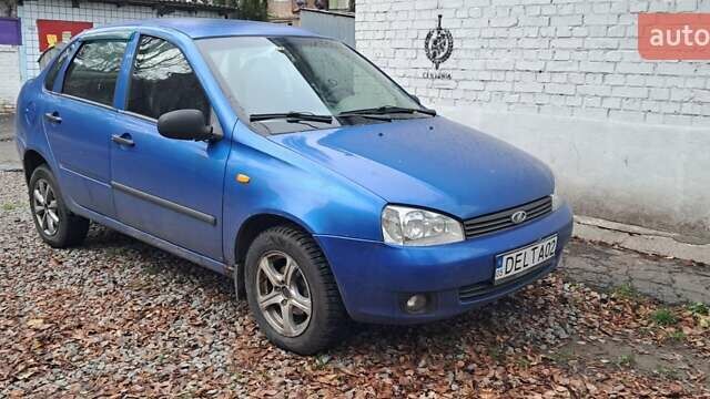 Синий ВАЗ Калина, объемом двигателя 1.6 л и пробегом 253 тыс. км за 1500 $, фото 4 на Automoto.ua