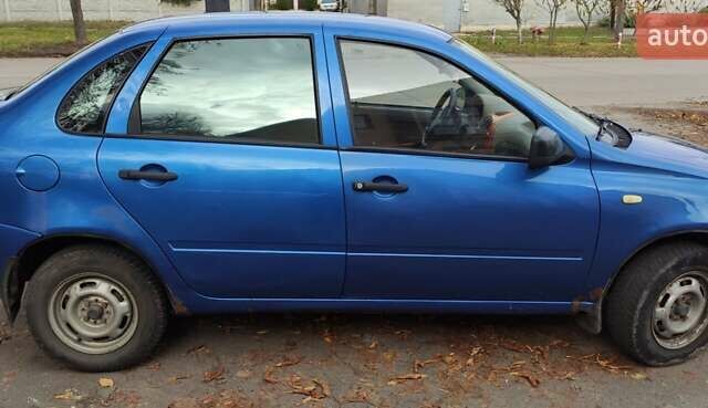 Синий ВАЗ Калина, объемом двигателя 1.6 л и пробегом 209 тыс. км за 1400 $, фото 4 на Automoto.ua