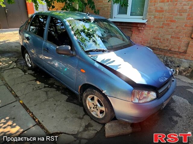 Синий ВАЗ Kalina, объемом двигателя 1.6 л и пробегом 240 тыс. км за 800 $, фото 3 на Automoto.ua