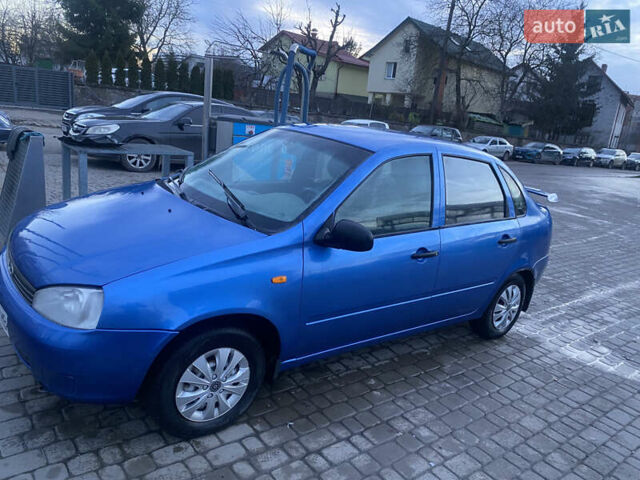 Синий ВАЗ Калина, объемом двигателя 1.6 л и пробегом 176 тыс. км за 2000 $, фото 2 на Automoto.ua