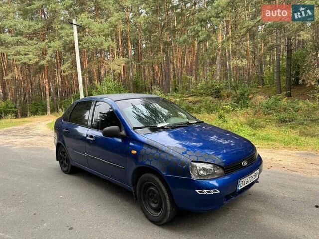 Синий ВАЗ Калина, объемом двигателя 1.6 л и пробегом 250 тыс. км за 1100 $, фото 9 на Automoto.ua