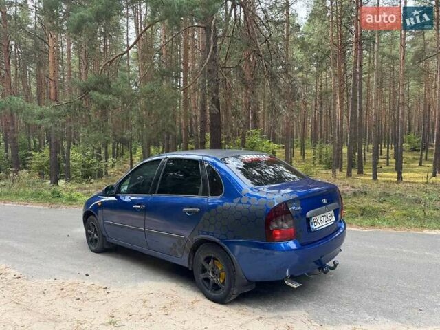 Синий ВАЗ Калина, объемом двигателя 1.6 л и пробегом 250 тыс. км за 1100 $, фото 13 на Automoto.ua