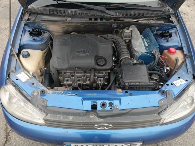 Синий ВАЗ Калина, объемом двигателя 1.6 л и пробегом 265 тыс. км за 2100 $, фото 14 на Automoto.ua